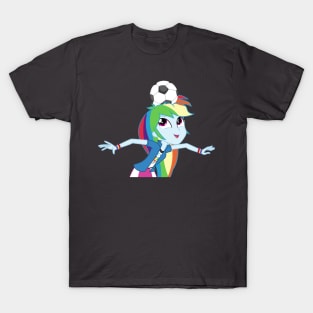 Soccer Balance Rainbow Dash T-Shirt